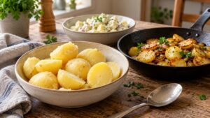 Rester af kolde kartofler